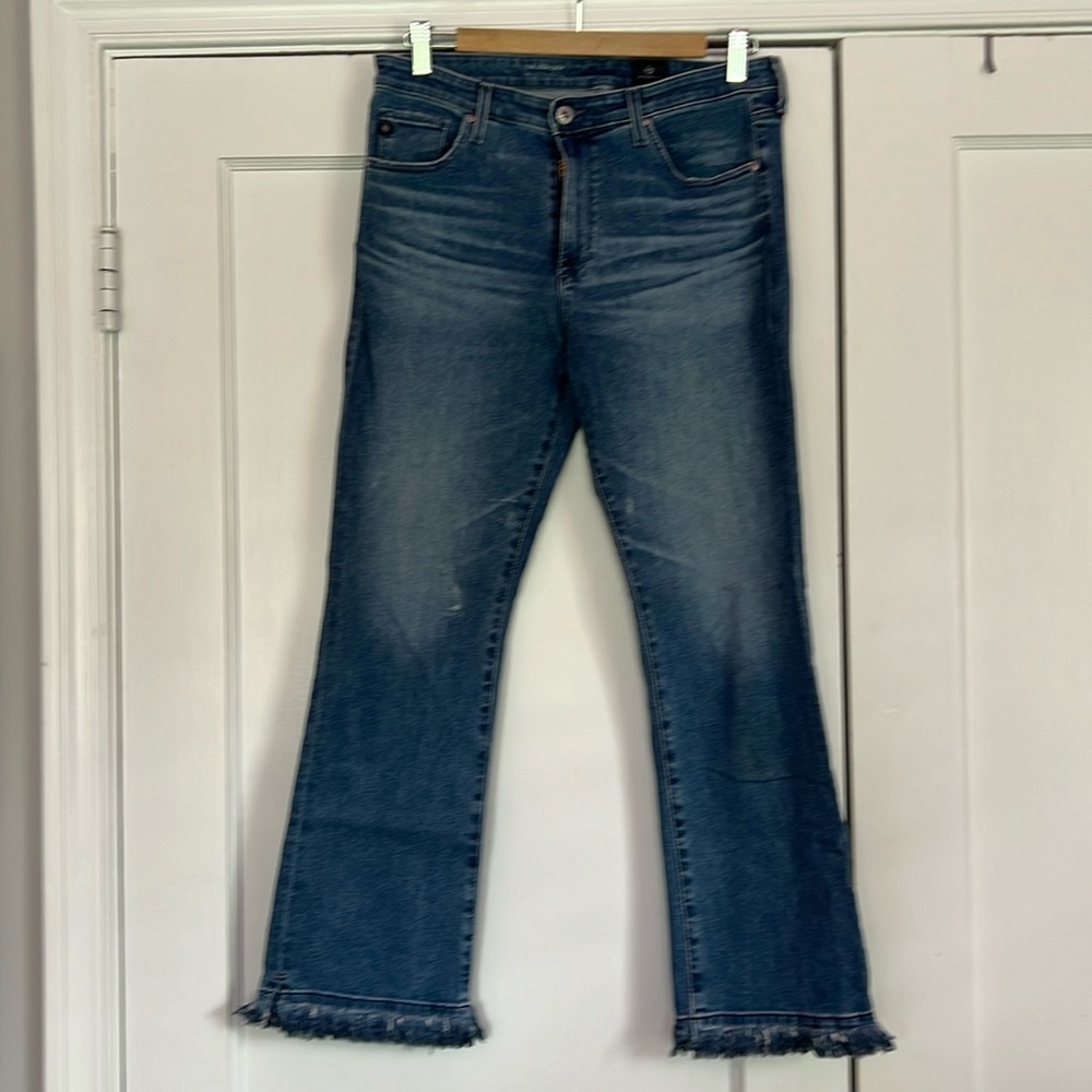AG The Jodi High Rise Flare Crop Jean